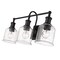 Z-Lite Bryant 3 Light Vanity, Matte Black And Clear Seedy 734-3V-MB - alternate 5